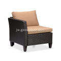 Set sofa aluminium PE Wicker Sofa